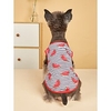 Dog Cat T-shirts Vest Flower Fruit Casual Daily Simple Style Casual / Daily Outdoor Dog Clothes Puppy Clothes Dog Outfits Breathable Red / Green Black Yellow and Green Costume for Girl and Boy Dog miniinthebox