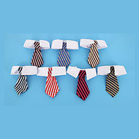 Dog Cat Tie / Bow Tie Decoration Stripes Fabric Black Red Blue Brown miniinthebox