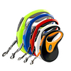 Dog Cat Training Leash Dog Leash Pet Walking Leash Retractable Adjustable Flexible Escape Proof With Anti-Slip Handle Outdoor Walking Solid Colored Nylon Small Dog Medium Dog White Black Red Blue miniinthebox