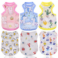 Dog Cat Vest Elegant Adorable Cute Dailywear Casual / Daily Dog Clothes Puppy Clothes Dog Outfits Breathable Light Yellow Pearl Pink Yellow Costume for Girl and Boy Dog Fabric XS S M L XL XXL miniinthebox