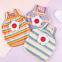 Dog Cat Vest Elegant Adorable Cute Dailywear Casual / Daily Dog Clothes Puppy Clothes Dog Outfits Breathable Purple Orange Green Costume for Girl and Boy Dog Cotton XS S M L XL miniinthebox