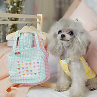 Dog Cat Vest Elegant Adorable Cute Dailywear Casual / Daily Dog Clothes Puppy Clothes Dog Outfits Breathable Yellow Pink Green Costume for Girl and Boy Dog Cotton XXS XS S M L XL miniinthebox
