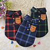 Dog Cat Vest Plaid / Check Simple Style British Dog Clothes Puppy Clothes Dog Outfits Red Blue Green Costume for Girl and Boy Dog Cotton XS S M L XL