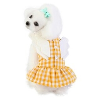 Dog Clothes Spring and Summer Pet Plaid Cute Princess Dress Summer Small Dog Bichon Clothing miniinthebox