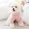 Dog Coat Bowknot Casual / Sporty Cute Casual / Daily Winter Dog Clothes Breathable White Pink Gray Costume Fleece XS S M L XL XXL
