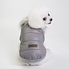 Dog Coat British Casual / Daily Warm Ups Outdoor Winter Dog Clothes Red Blue Gray Costume Terylene S M L XL XXL