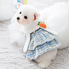 Dog Coat Dress Rabbit / Bunny Casual / Sporty Cute Casual / Daily Winter Dog Clothes Breathable Blue Costume Fleece XS S M L XL XXL