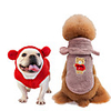 Dog Coat Hooded Shirts Tracksuit Animal Thick Velvet Casual / Daily Dog Clothes Puppy Clothes Dog Outfits Warm Purple Yellow Red Costume for Girl and Boy Dog Coral Fleece S M L XL XXL