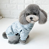 Dog Coat Hoodie Bowknot Casual / Sporty Cute Casual / Daily Winter Dog Clothes Breathable Blue Pink Costume Cotton Polyster S M L XL XXL