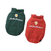 Dog Coat Hoodie Daisy Printed Basic Cute Casual / Daily Winter Dog Clothes Puppy Clothes Dog Outfits Breathable Red Green Costume for Girl and Boy Dog Cotton S M L XL XXL 3XL