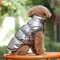 Dog Coat Hoodie Waterproof Outdoor Winter Dog Clothes Brown / Gold Black Red Costume Polar Fleece Terylene XS S M L XL XXL