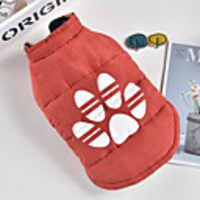 Dog Coat Jacket Animal Cute Casual / Daily Outdoor Winter Dog Clothes Breathable Yellow Blue Orange Costume Cotton XS S M L XL XXL