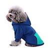 Dog Coat Jacket Color Block Cute Casual / Daily Winter Dog Clothes Warm Yellow Blue Costume Polyster S M L XL