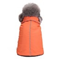 Dog Coat Jacket Puffer / Down Jacket Solid Colored Casual / Daily Warm Ups Outdoor Winter Dog Clothes Black Blue Pink Costume Terylene XS M L XL XXL XXXL