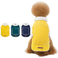 Dog Coat Jacket Rabbit / Bunny Cute Casual / Daily Winter Dog Clothes Warm Yellow Green Dark Blue Costume Fleece S M L XL XXL