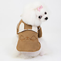 Dog Coat Jacket Rabbit / Bunny Elegant Cute Casual / Daily Winter Dog Clothes Puppy Clothes Dog Outfits Breathable Brown Costume for Girl and Boy Dog Fleece S M L XL XXL
