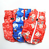 Dog Coat Jacket Santa Claus Gingerbread Men Cute Christmas Casual / Daily Winter Dog Clothes Puppy Clothes Dog Outfits Breathable White / Red Red Blue Costume for Girl and Boy Dog Polyster XS S M L XL