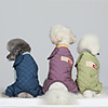 Dog Coat Jacket Solid Colored Ordinary Classic Style Casual / Daily Outdoor Winter Dog Clothes Puppy Clothes Dog Outfits Breathable Purple Red Blue Costume for Girl and Boy Dog Cotton S M L XL XXL