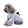 Dog Coat Jumpsuit Animal Cute Casual / Daily Winter Dog Clothes Warm Pink Gray Costume Polyster S M L XL