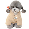 Dog Coat Jumpsuit Character Casual / Sporty Cute Casual / Daily Winter Dog Clothes Breathable Blue Khaki Costume Cotton S M L XL XXL