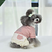 Dog Coat Jumpsuit Color Block Classic Style British Casual / Daily Outdoor Winter Dog Clothes Puppy Clothes Dog Outfits Breathable Pink Green Costume for Girl and Boy Dog Cotton S M L XL XXL