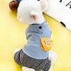 Dog Coat Jumpsuit Color Block Cute Casual / Daily Winter Dog Clothes Puppy Clothes Dog Outfits Breathable Yellow Blue Costume for Girl and Boy Dog Cotton S M L XL XXL