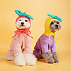 Dog Coat Jumpsuit Fruit Casual / Sporty Cute Casual / Daily Winter Dog Clothes Breathable Black Purple Pink Costume Cotton S M L XL XXL