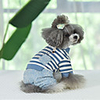 Dog Coat Jumpsuit Letter Number Classic Style Casual / Daily Outdoor Winter Dog Clothes Puppy Clothes Dog Outfits Breathable Blue Pink Gray Costume for Girl and Boy Dog Cotton S M L XL