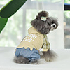 Dog Coat Jumpsuit Letter Number Classic Style Casual / Daily Outdoor Winter Dog Clothes Puppy Clothes Dog Outfits Breathable Yellow Blue Pink Costume for Girl and Boy Dog Cotton S M L XL XXL