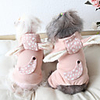 Dog Coat Jumpsuit Rabbit / Bunny Sweet Cute Casual / Daily Winter Dog Clothes Warm Pink Costume Fabric XS S M L XL