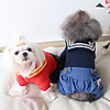 Dog Coat Jumpsuit Sailor Classic Style British Casual / Daily Outdoor Winter Dog Clothes Puppy Clothes Dog Outfits Breathable Red Dark Blue Costume for Girl and Boy Dog Cotton XS S M L XL