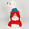 Dog Coat Jumpsuit Santa Claus Classic Style Thick Velvet Casual / Daily Outdoor Winter Dog Clothes Puppy Clothes Dog Outfits Breathable Red Green Coffee Costume for Girl and Boy Dog Cotton XS S M L XL
