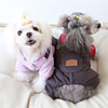 Dog Coat Jumpsuit Simple Cute Adorable Casual / Daily Outdoor Winter Dog Clothes Puppy Clothes Dog Outfits Breathable Purple Red Costume for Girl and Boy Dog Cotton XS S M L XL