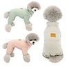 Dog Coat Jumpsuit Solid Colored Casual / Sporty Fashion Casual / Daily Winter Dog Clothes Breathable Pink Green Gray Costume Polyster S M L XL