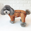 Dog Coat Jumpsuit Solid Colored Casual / Sporty Fashion Casual / Daily Winter Dog Clothes Breathable Yellow Red Blue Costume Cotton S M L XL XXL