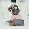 Dog Coat Letter Number Classic Style Casual / Daily Outdoor Winter Dog Clothes Puppy Clothes Dog Outfits Breathable Blue Pink Khaki Costume for Girl and Boy Dog Cotton S M L XL XXL