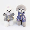 Dog Coat Plaid / Check Casual / Sporty Cute Casual / Daily Winter Dog Clothes Breathable Purple Khaki Costume Cotton S M L XL XXL