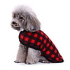 Dog Coat Plaid / Check Cute Casual / Daily Winter Dog Clothes Warm Red Blue Costume Polyster XS S M L XL