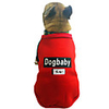Dog Coat Puppy Clothes Cartoon Character Slogan Trendy Fashion Outdoor Winter Dog Clothes Puppy Clothes Dog Outfits Black Red Fuchsia Costume Baby Small Dog for Girl and Boy Dog Terylene S M L XL XXL
