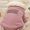 Dog Coat Puppy Clothes Solid Colored Outdoor Winter Dog Clothes Puppy Clothes Dog Outfits Red Coffee Costume for Girl and Boy Dog Cotton XS S M L XL