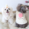 Dog Coat Rabbit / Bunny Thick Velvet Casual / Daily Winter Dog Clothes Warm White Costume Fabric XS S M L XL