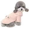 Dog Coat Solid Colored Casual / Sporty British Casual / Daily Winter Dog Clothes Breathable White Pink Costume Polyster S M L XL XXL
