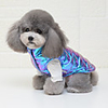 Dog Coat Solid Colored Casual / Sporty Fashion Casual / Daily Winter Dog Clothes Breathable Blue Silver Costume Cotton S M L XL XXL