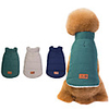 Dog Coat Solid Colored Cute Casual / Daily Winter Dog Clothes Warm Blue Green Gray Costume Cotton S M L XL XXL