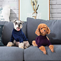 Dog Coat Solid Colored Slogan Cute Casual / Daily Outdoor Winter Dog Clothes Breathable White Black Pink Costume Fleece S M L XL XXL