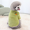 Dog Coat Solid Colored Thick Velvet Casual / Daily Outdoor Winter Dog Clothes Puppy Clothes Dog Outfits Breathable Red Pink Green Costume for Girl and Boy Dog Fleece S M L XL XXL