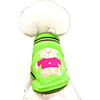 Dog Coat Sweater Jacket Cartoon Casual / Daily Outdoor Winter Dog Clothes Yellow Red Green Costume Baby Small Dog Woolen XXS XS S M L