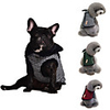 Dog Coat Sweater Plaid / Check Casual / Daily Cute Casual / Daily Winter Dog Clothes Warm White Red Green Costume Fabric S M L XL XXL