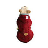 Dog Coat Sweater Solid Colored Casual / Sporty Fashion Casual / Daily Winter Dog Clothes Breathable Red Blue Costume Fleece Cotton S M L XL XXL