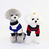 Dog Coat Sweater Stripes Casual / Sporty Fashion Casual / Daily Winter Dog Clothes Breathable Red Blue Green Costume Cotton S M L XL XXL